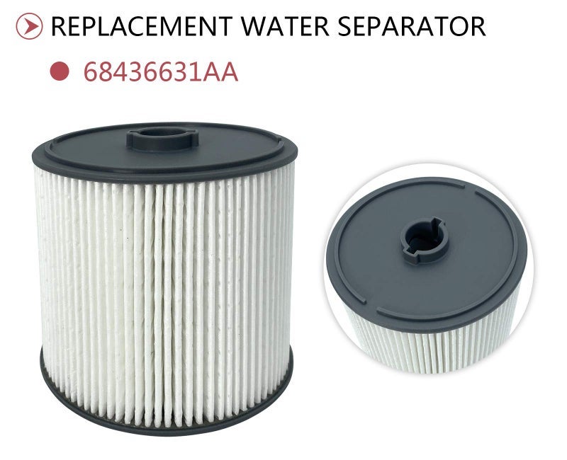 SKARUMMER 68157291AA & 68436631AA 6.7 Cummins Diesel Fuel Filter Water Separator Set Replacement for 2019 2020 2021 Dodge Ram 2500 3500 4500 5500 6.7L Turbo Cummins Diesel Engines - Image 2